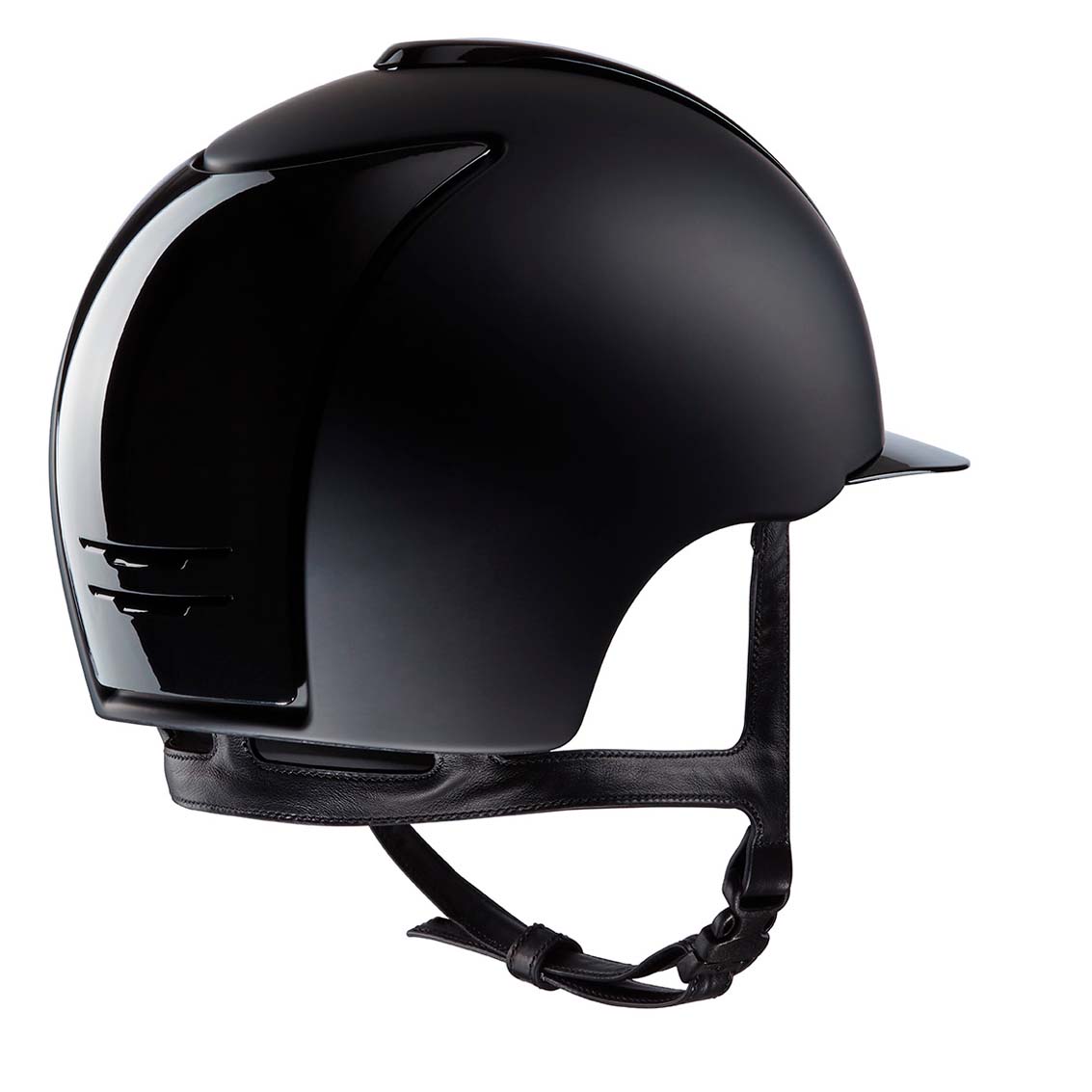 Kep helmet with shiny inserts