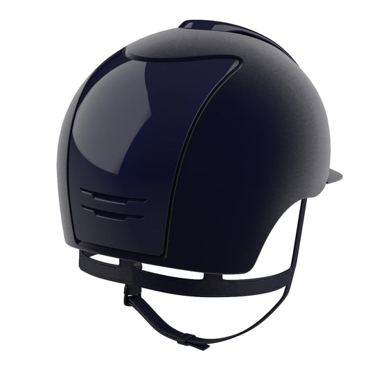 Modern velvet horse riding helmet