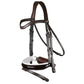 High quality brown dressage bridle