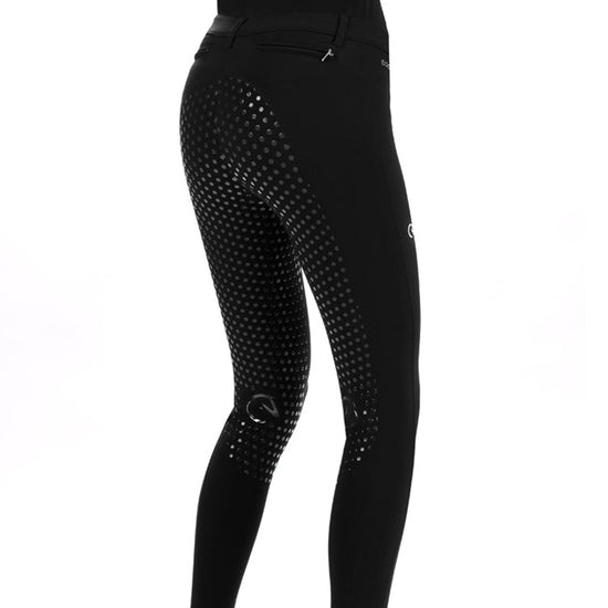 black dressage breeches silicone full seat