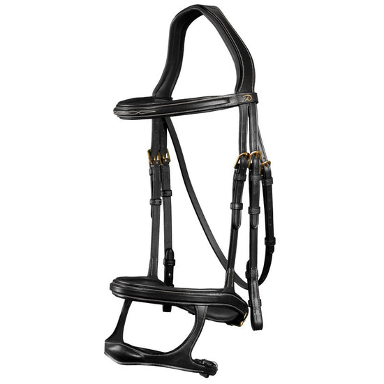 Double noseband jumping bridle