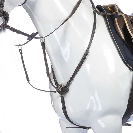 5 point leather breastplate
