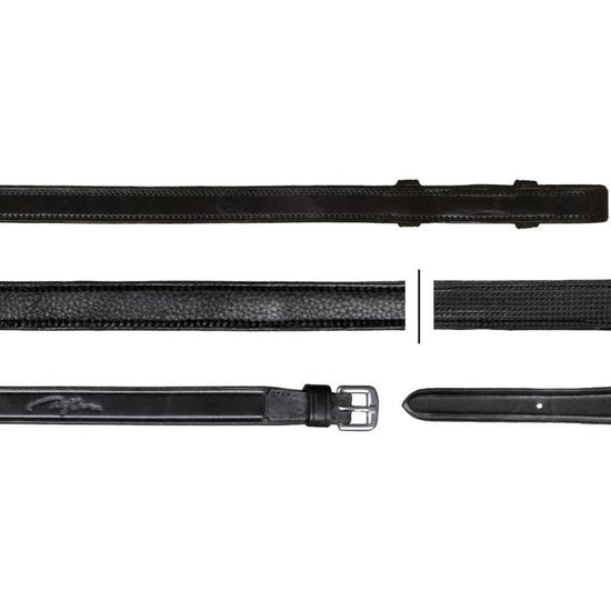Curb reins with grip