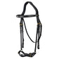 Ergonomic drop noseband bridle