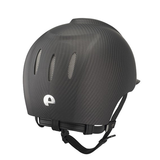 Horse riding helmet made from carbon