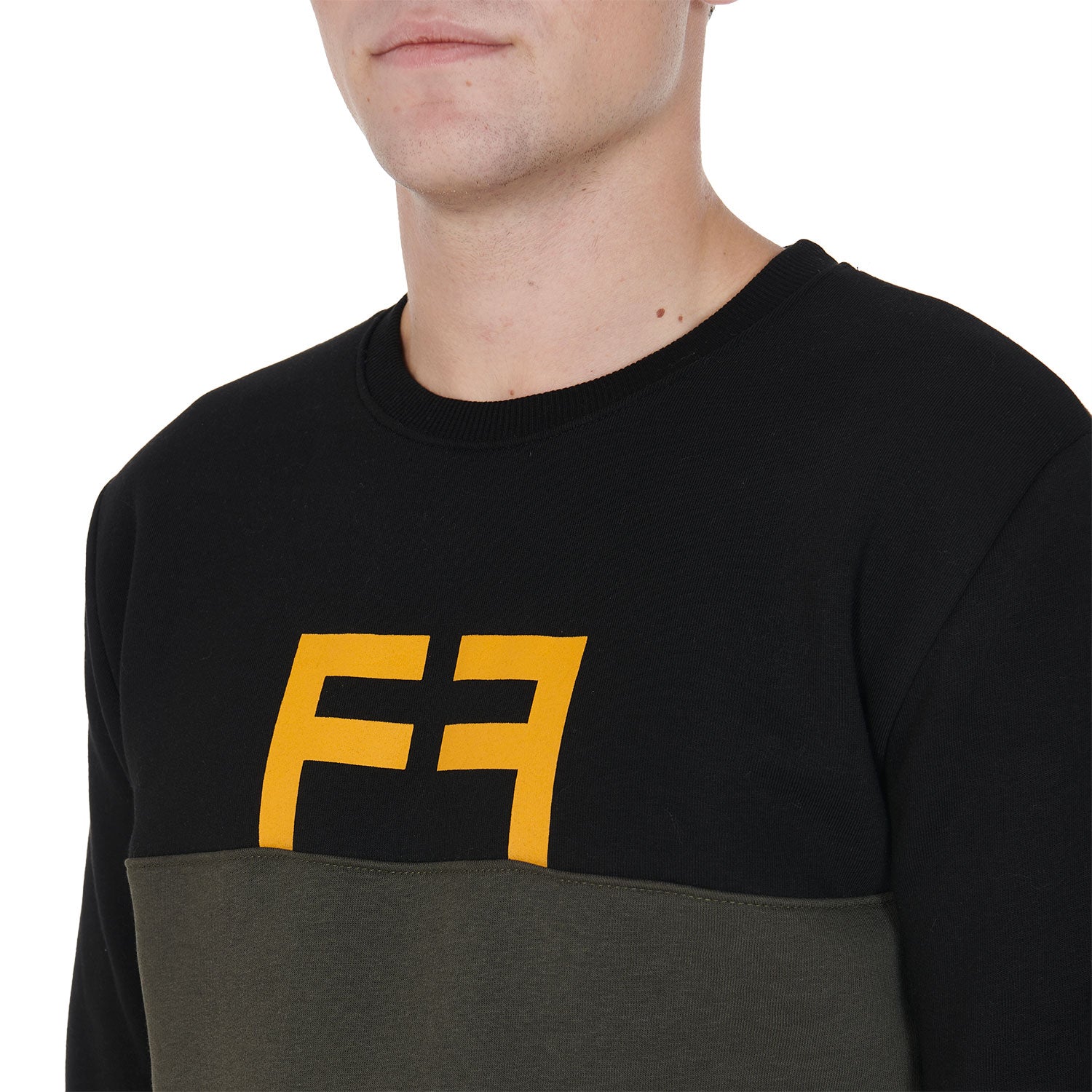 MEN'S TWO-TONE CREWNECK SWEATSHIRT