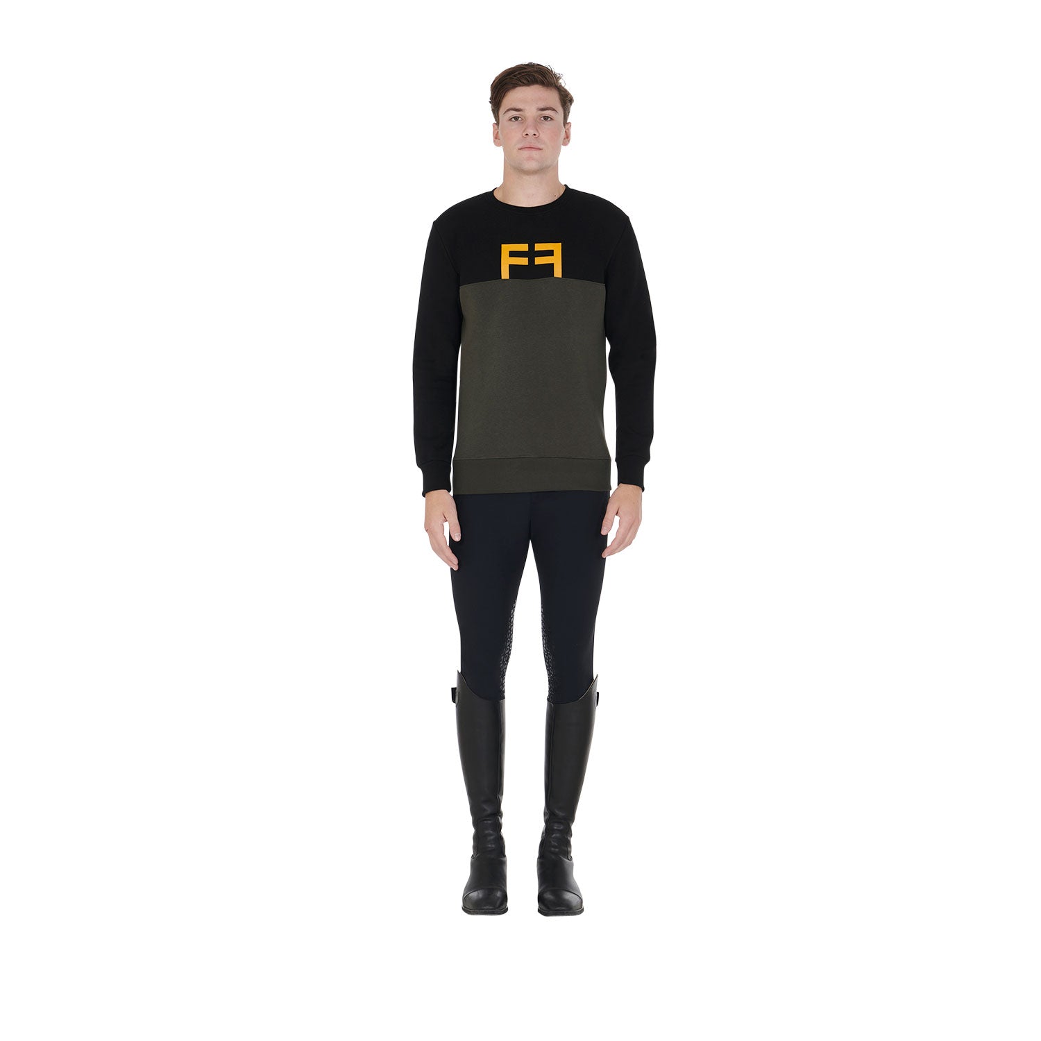 MEN'S TWO-TONE CREWNECK SWEATSHIRT