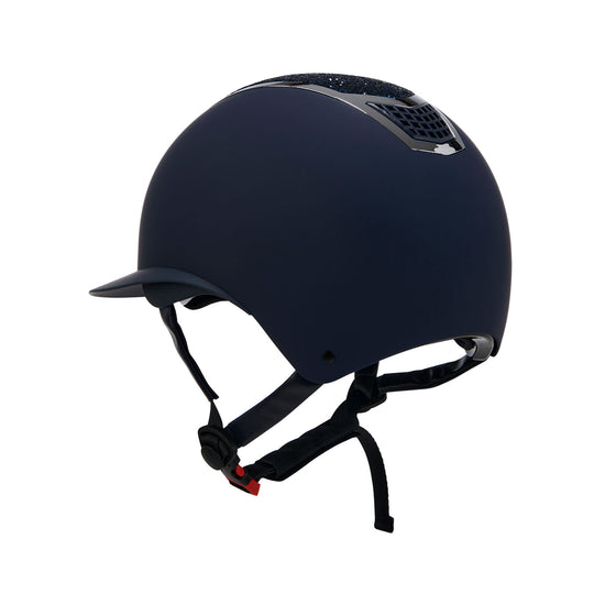 Eclipse Stone Velvet Helmet Navy/Silver