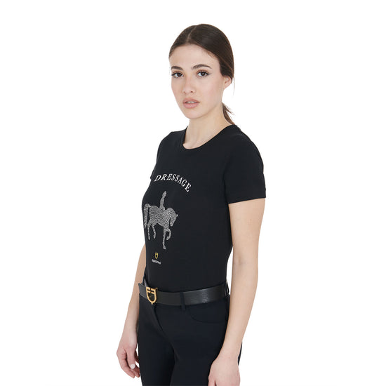 Ladies t-shirt with dressage