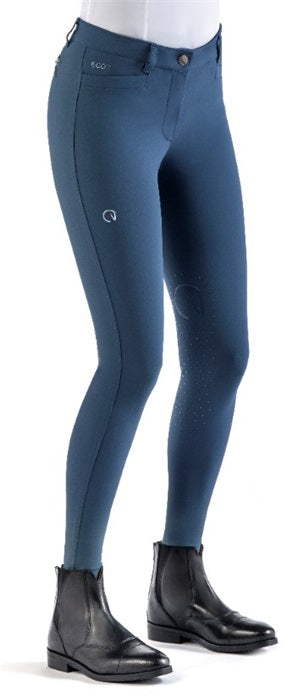 EGO7 WOMENS JUMPING EJ KNEE PATCH BREECH NAVY BLUE ITALIAN outlets STRETCH EQUESTRIAN