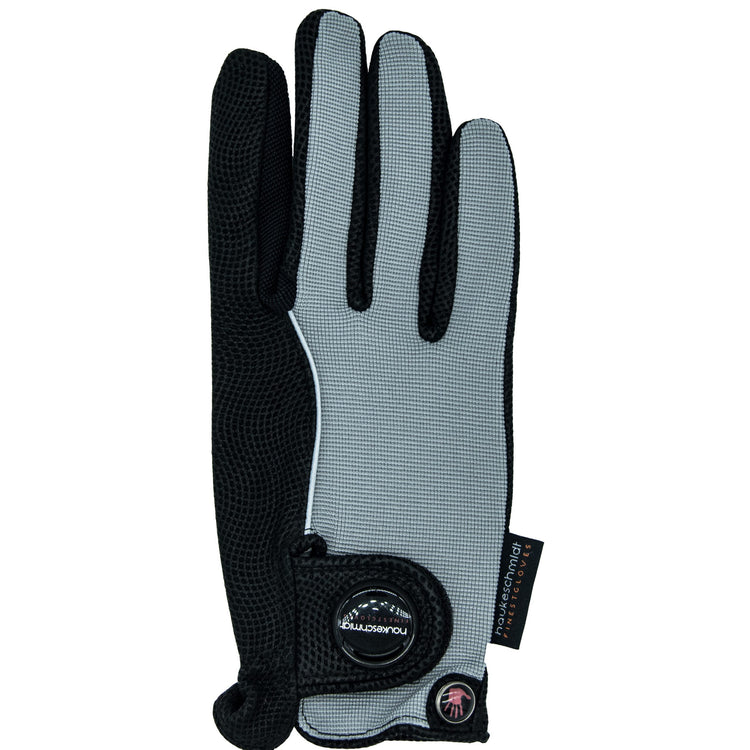 Leather Riding Gloves Forever grey/black