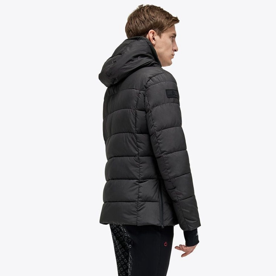 high end mens puffer jacket with hood