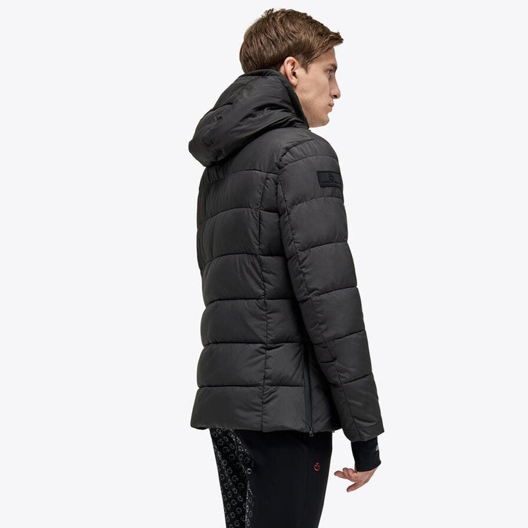 high end mens puffer jacket with hood