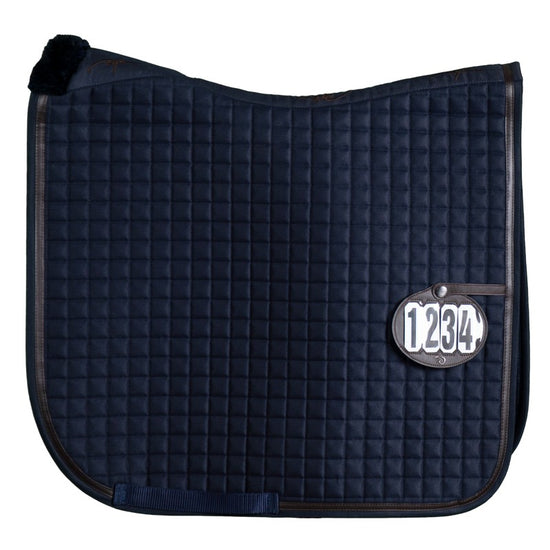 Competition Dressage Saddle Blanket with number