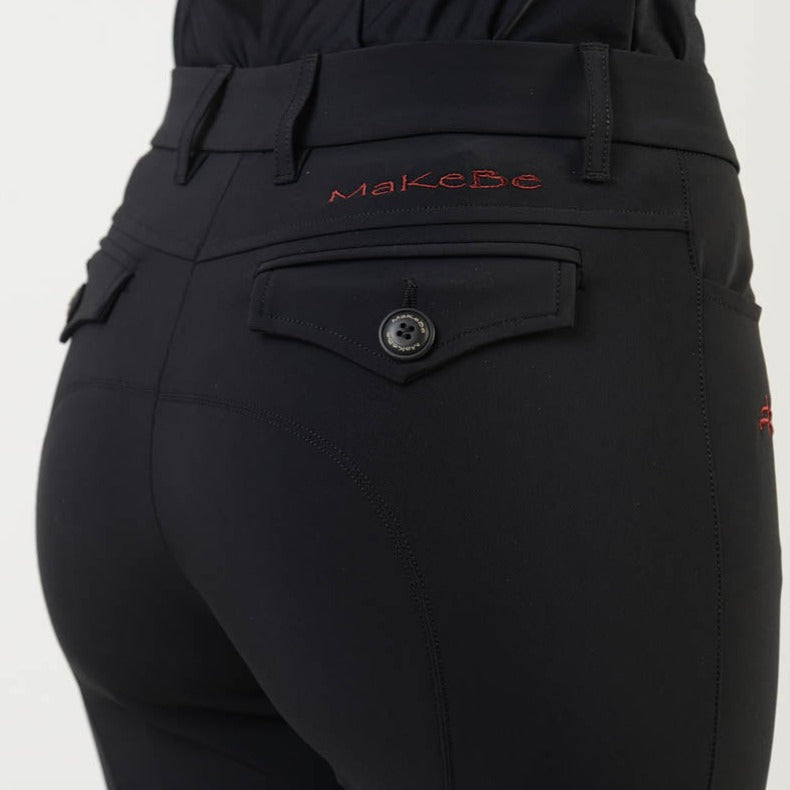 Ladies Leather Knee Patch Breeches