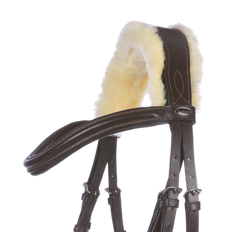 Brown Bridle with Sheepskin