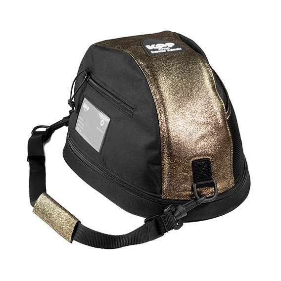 Gold Glitter Helmet Bag