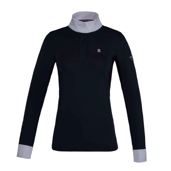 Navy White Long Sleeve Show Shirt