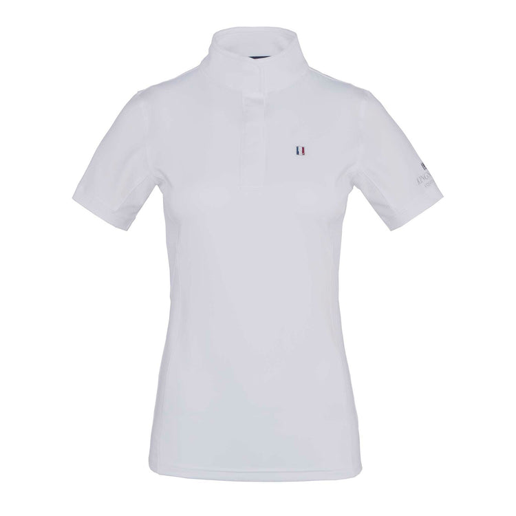 White Short Sleeve Dressage Shirt