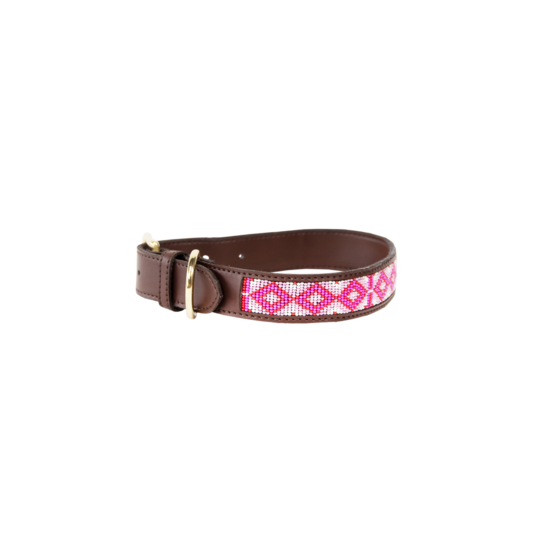 Kentucky Dogwear
Dog Collar Handmade Pearls Pink