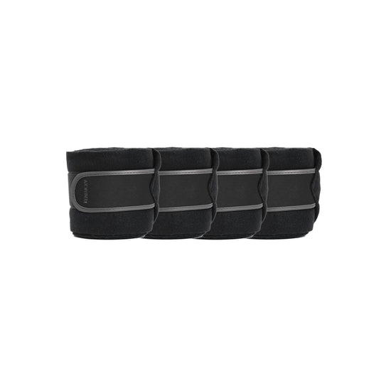 Black bandages with leather detailing