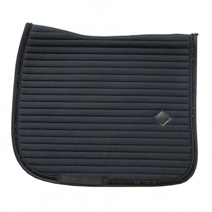 kentucky pearls dressage saddle blanket in black