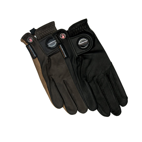 Ladies finest leather riding gloves