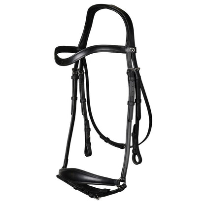 Dressage drop noseband bridle