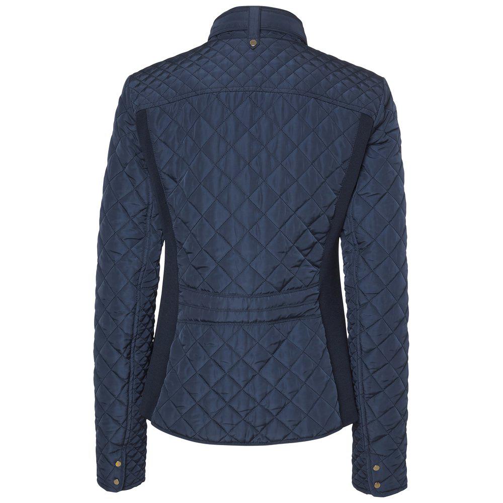 Quilted horse riding jacket