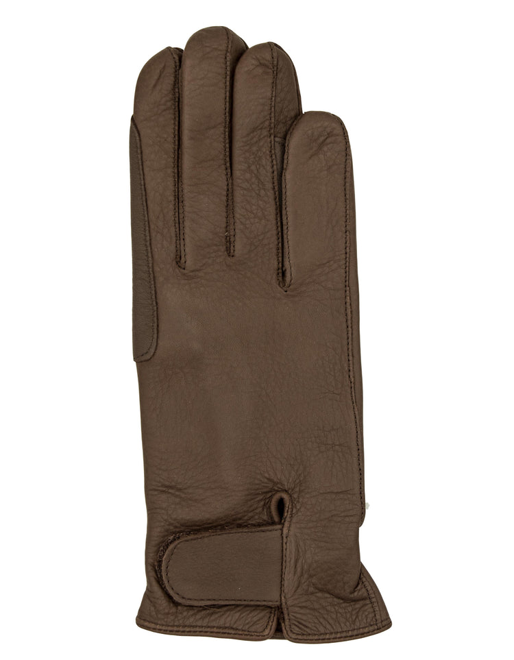 Leather Riding Gloves Oh My Deer Mocha