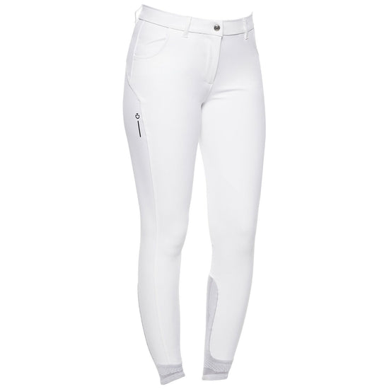 White knee grip competition breeches CT