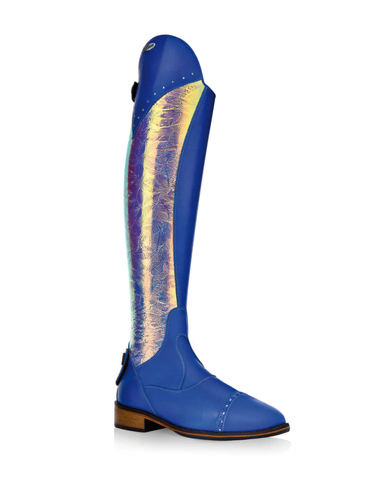 Bright Blue Tall Boots