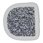 Swarowski crystals white fabric glove patches