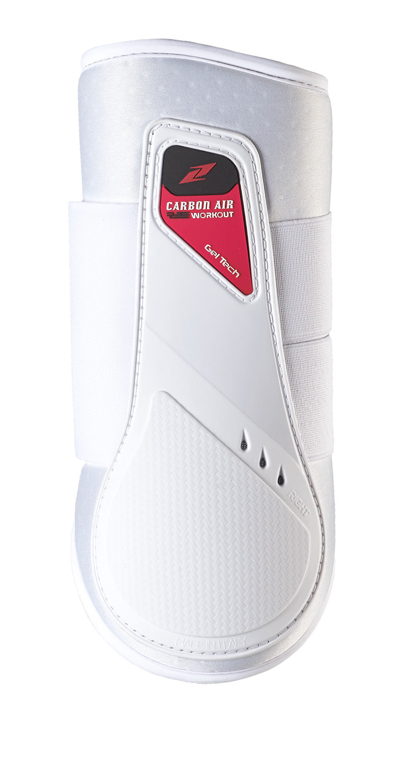 White breathable brushing boots