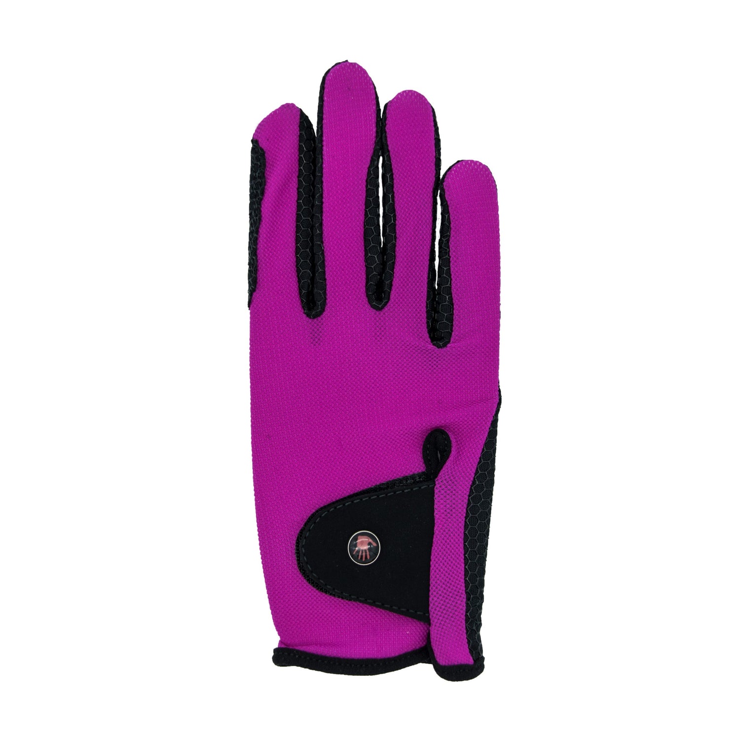 Light summertime gloves for riders in pink
