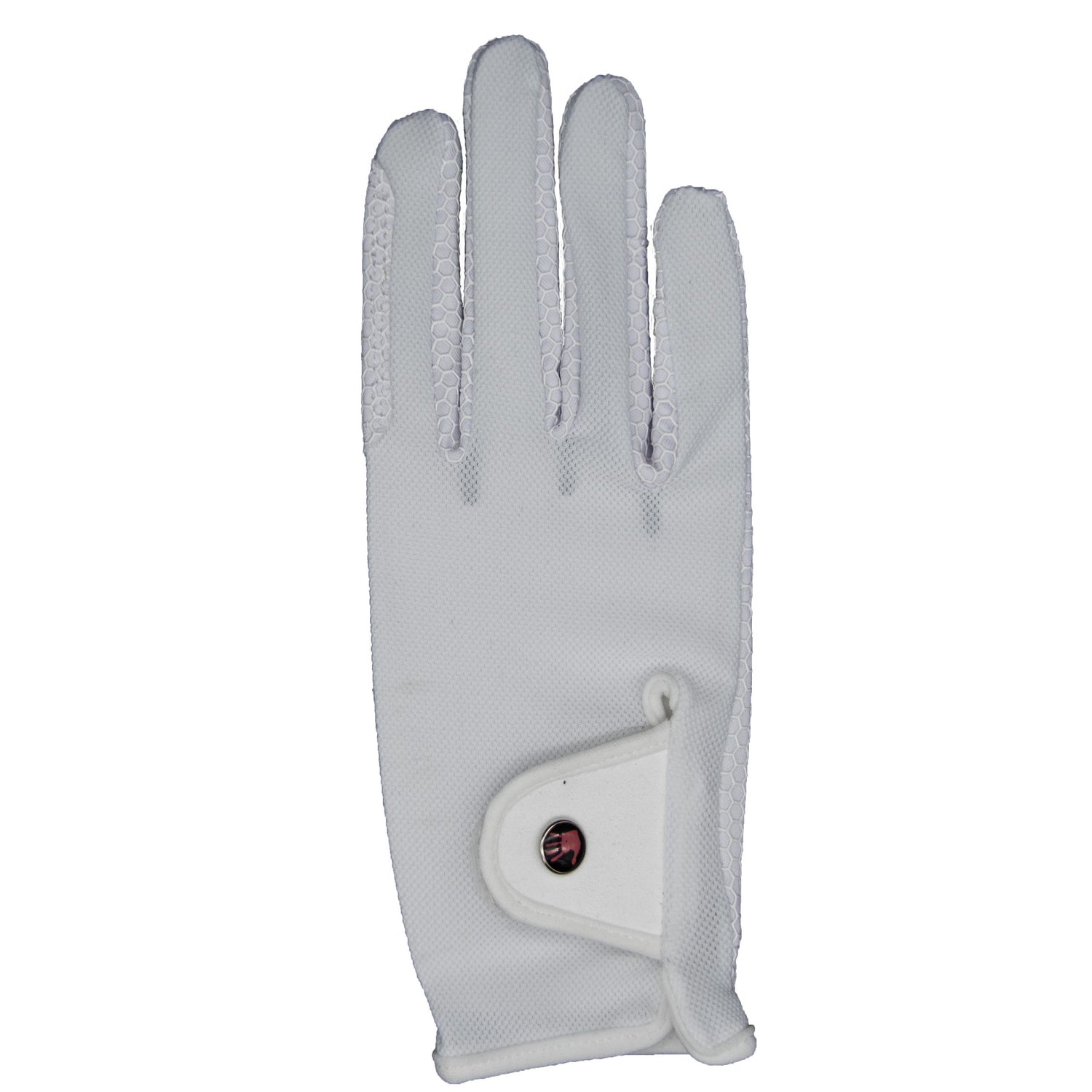 White breathable riding gloves for warm weather