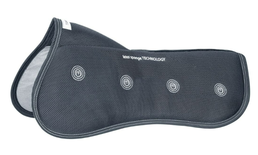 Grey saddle pad magnetic therapy