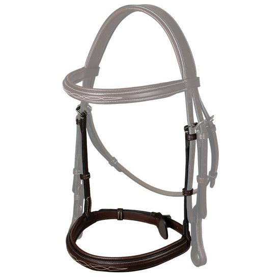 Cavesson Noseband with fancy stitch
