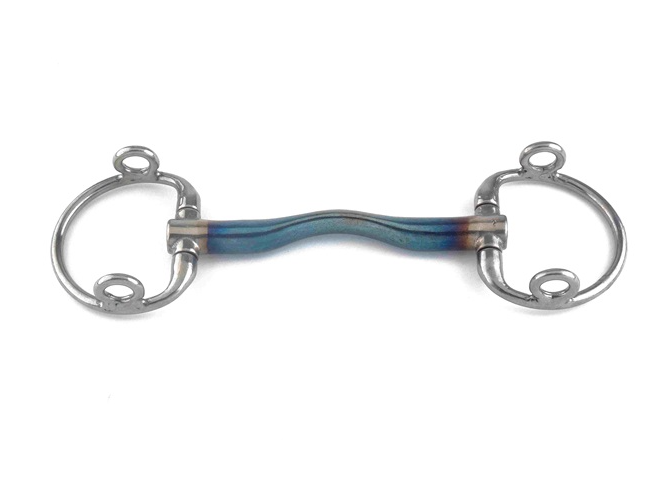 Sweet Iron Gag Bit with solid bar and low port