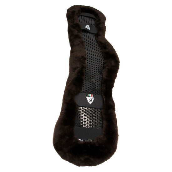 Shaped Classic Gel Short Girth Saver Sheepskin