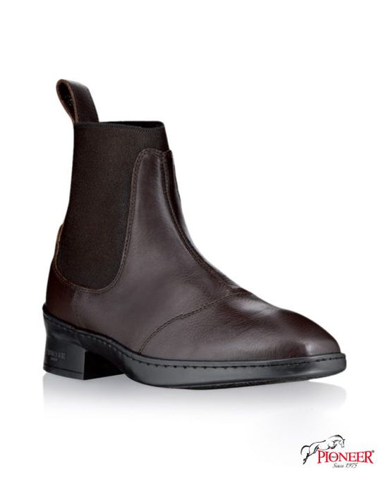 Leather Jodhpur Boots with elastic