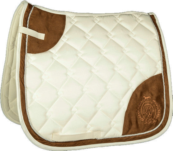 Ivory coloured saddle blanket