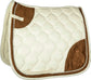 Ivory coloured saddle blanket