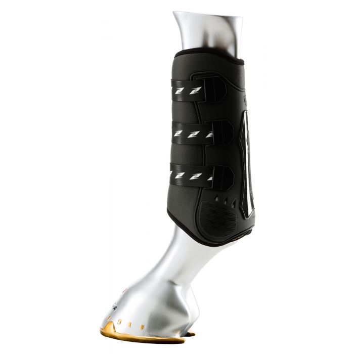 Black breathable dressage boots