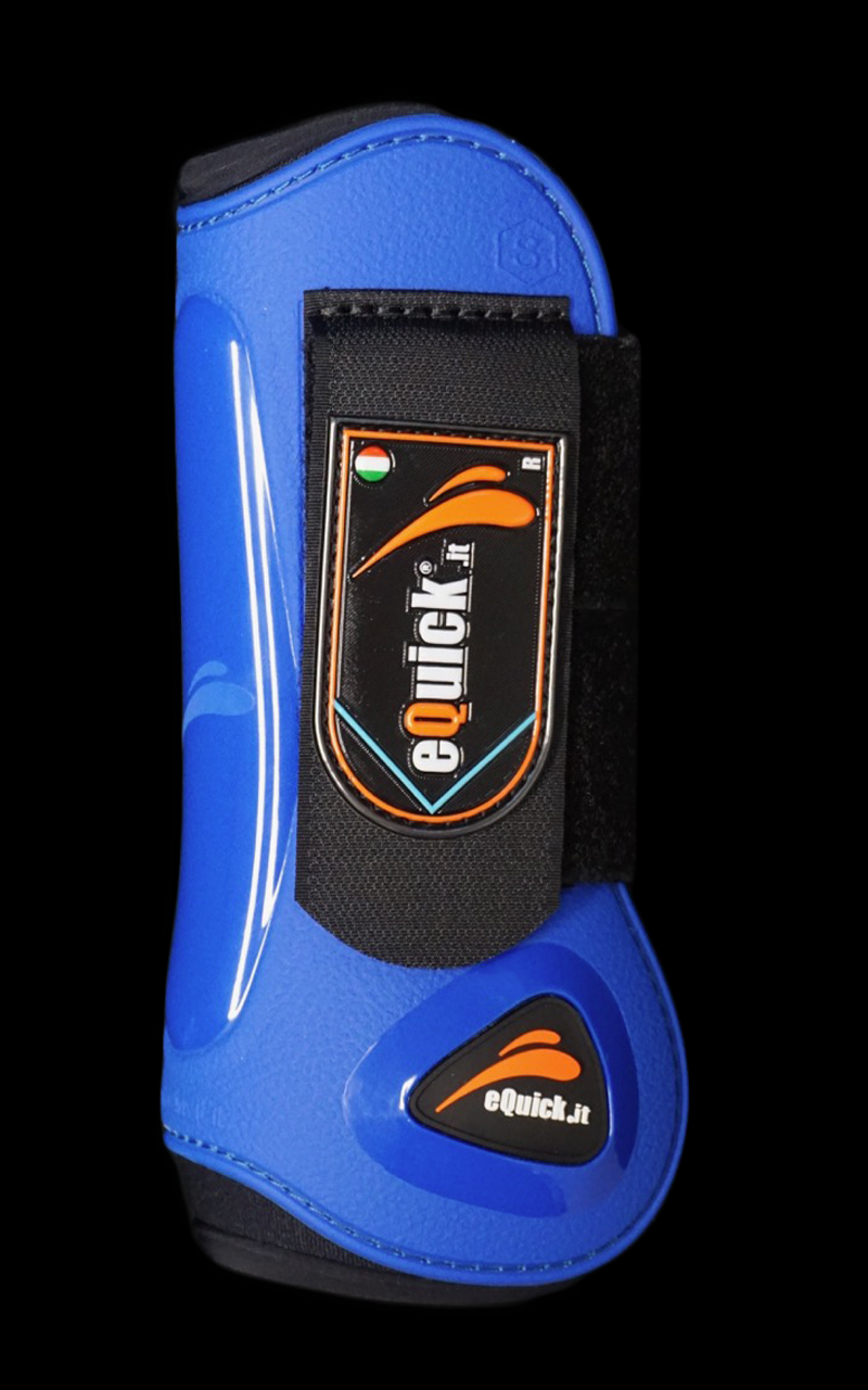 Blue eQuick Tendon Boots