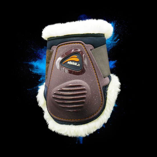 eLight Glitter Fluffy Fetlock Boots