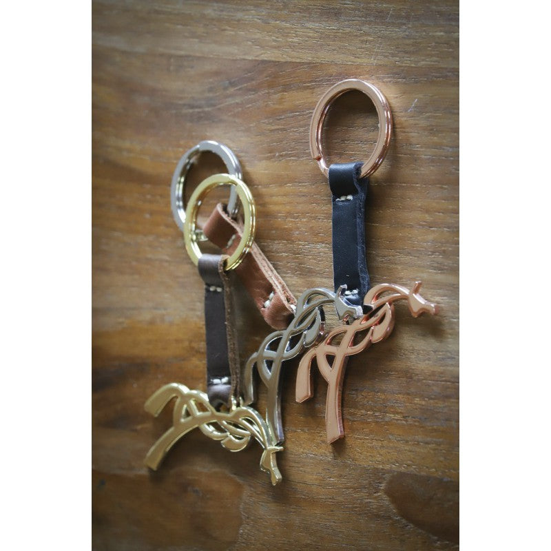 Horse lover keyring for keys, bags and everyday accessories.