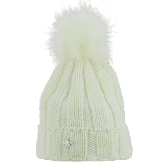 Equi-Théme "Côtes" Knitted Bobble Hat