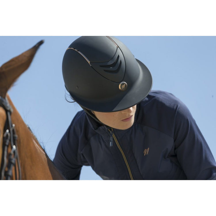 Horse Riding Helmet with Rose Gold