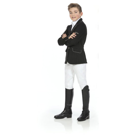 Black equestrian shoes for children